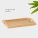 Tray with handles of the share Striata, 37.5 × 26 × 5 cm, bamboo