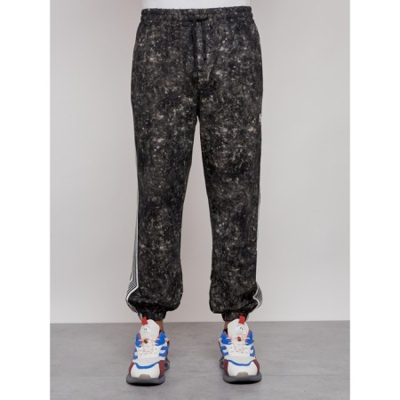 Joggers male, size 50, black color-4
