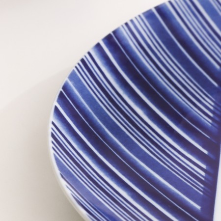 Plate "Romance Flower", D-240mm, Neo Gzhel-2