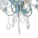 Lyana chandelier 5he27 40w Blue 45x45x40-90 cm Bayerlux