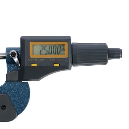 Micrometer electronic tundra, metal, range 25-50 mm, measurement step 0.001 mm-6
