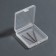 Container for cutter, 6.2 × 5.8 cm, transparent color