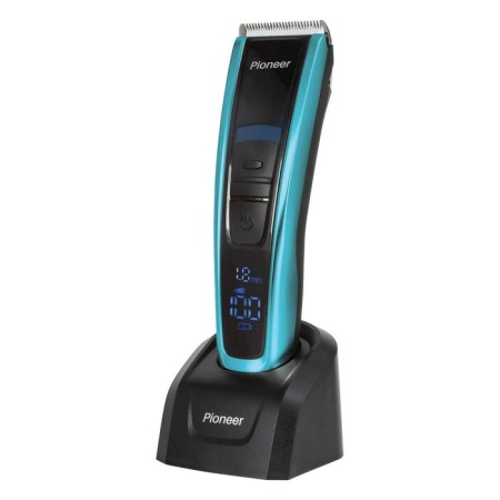Pioneer HC03R haircut machine, battery, 2 speeds, 4-30 mm, black and blue