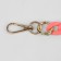 A chain for a bag, plastic, with carbines, 23 × 17 mm, 68 cm, pink/gold color