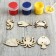 A set of workpieces for creativity "Sea Animals", 6 pcs