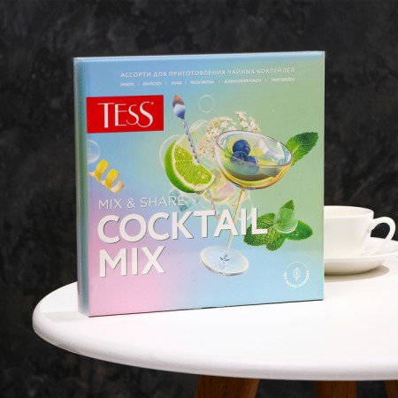 Tea Tess Coctail Mix Gift set 4 Assorted Taste, 30 g