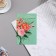 Birthday card!" Bouquet, green background