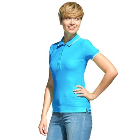 Female shirt, size 54, turquoise color