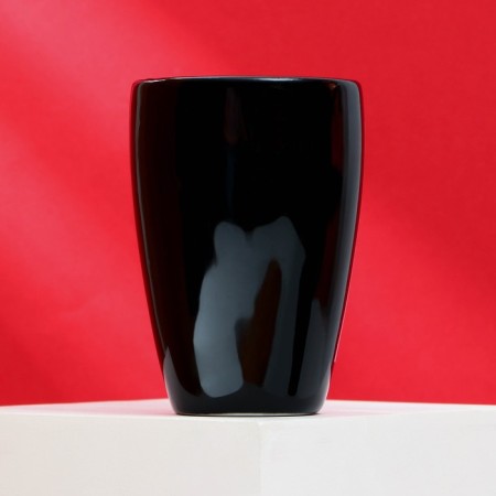 Ceramic mug "Surprise", 290 ml, black color-1