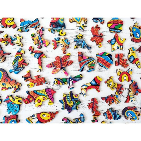 Figure puzzle "Paradise Ptashka"-3
