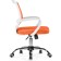 Children's armchair Ergoplus metal/fabric, chrome/orange 61x55x84 cm