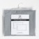 Set of pillowcases "Ethel" gray, 50x70 cm - 2 pcs, 100% cotton, pylin