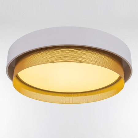 Luer with PDU "Rego" LED 120W 3000-6000k White-gold 50x50x10 cm Bayerlux