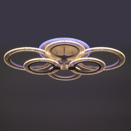 Люстра с ПДУ 1888/6 LED 108Вт диммер белый 44х62х12 см BayerLux-11