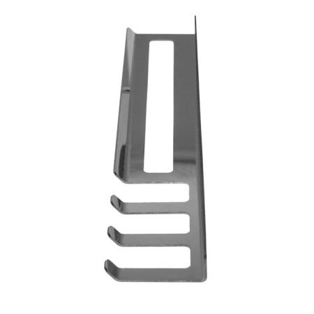 Holder for storing skewers and accessories barbecue, wall -mounted, stainless steel-4