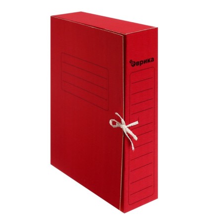 Archive folder with Calligrata ties, microhofrocard, 70 mm, up to 700 l, red-6