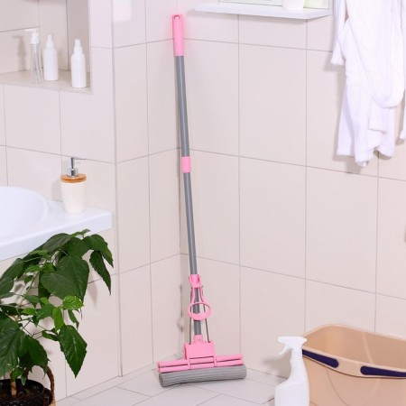 PVA floor washing with a Raccoon telescopic handle, with a double roller, 27 × 78.2 (120) cm-2