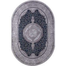 Ковёр овальный Karmen Hali Quantum, размер 78x150 см, цвет grey/grey
