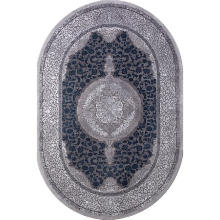 Oval Carbon Karmen Hali Quantum, size 78x150 cm, color Grey/Grey