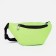 Lightning waist bag, external pocket, light green color
