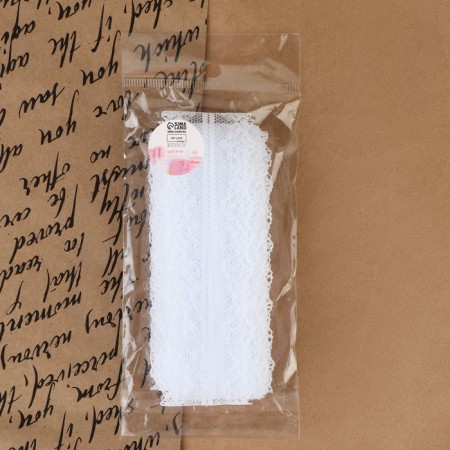 Capricon lace, 35 mm × 10 ± 1 m, white color-5