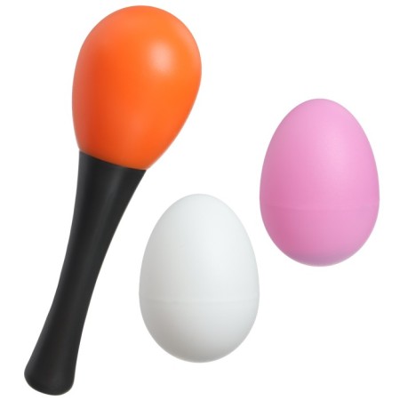 A set of rattles "Marakas: Black Hand and 2 testicles", Mix color, crumb I-6