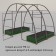 Glocked bed, 195 × 70 × 15 cm, green, Greengo