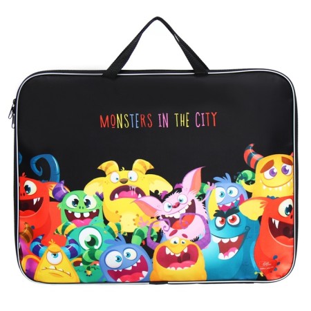 Folder A3 with handles Textile 20 mm 470*350 mm Calligrata Univ "Montstrika"-1