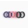 Hair gum New Year's "Milash" for the New Year, set 6 pcs, d = 4 cm