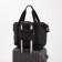 Road bag with lightning, with an increase, external pocket, long belt, black color