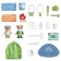 Game set of Hape "It's time to walk", "Ecoping"