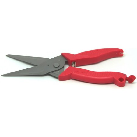 Universal kitchen scissors Atlantis, red color