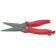 Universal kitchen scissors Atlantis, red color