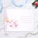 Postcard "Happy Wedding Day!" Lilac bouquet, Congrev, glitter A5