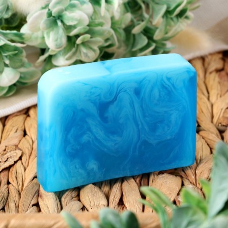 SPA soap - care for the bath and sauna "Blue Laguna" Dobroparov Handmade 80 grams-1
