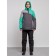 Ski costume female winter, size 60, green color
