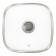 Panairo Chrome cover, with a lid, size 27x27 cm