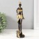 Souvenir Polystone "African in gold with a jug in the hand" 5x5x22 cm