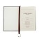 Organizer, A6, 116 sheets, cage, leatherette cover, brown cut, blue