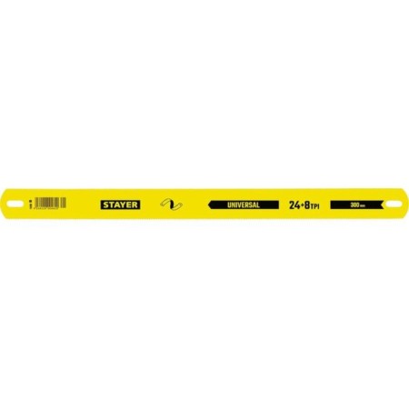 Khosuvka canvas Stayer 1590_z01, double -sided, metal, 24 + 18 tpi, 25 x 300 mm