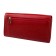 Purse with frame lock XL Nice, matte leather, red color
