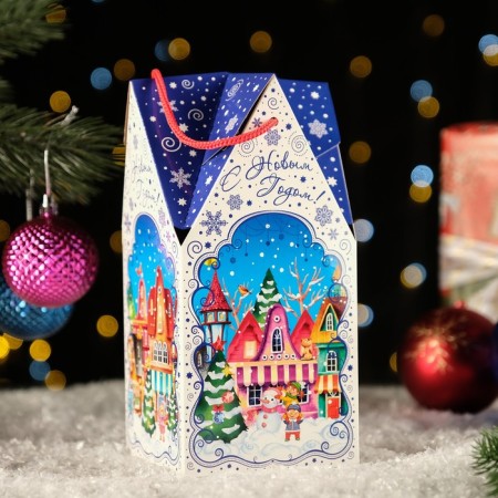 Gift Folding Box "Dreams Complete" 10.5 x 10.5 x 21.5 cm-1