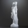 Figure with Kashpo "Greek Big" White, 0.9 l / 40x88x30cm