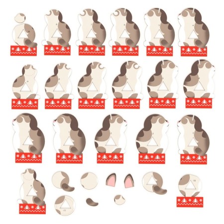 3D designer "Cute cat", 28 parts-2
