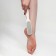 Feet heaps, oval, laser, bilateral, 23 cm, white color