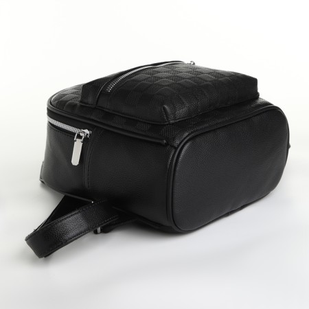 Women's backpack on lightning, black color-3