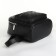 Women's backpack on lightning, black color