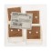 Furniture rubber pad felt, square, d = 30-35 mm, 4 pcs
