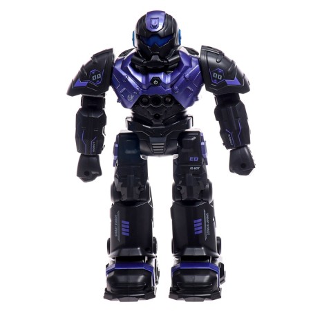 Radio -controlled robot "Hero", sound and light effects, purple color-3