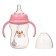 Bottle for feeding, shg Ø50mm, 180 ml, +0Mes., Pink color